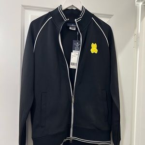 Psycho Bunny black sweat jacket made for Mischief small